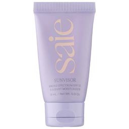 Saie Sunvisor Radiant Moisturizing Face Sunscreen SPF 35
