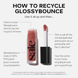 Saie Glossybounce™ High-Shine Hydrating Lip Gloss Oil 5ml