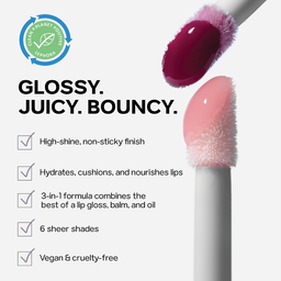 Saie Glossybounce™ High-Shine Hydrating Lip Gloss Oil 5ml