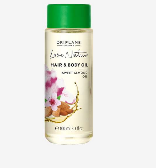 Hair & Body Oil Sweet Almond Oil_0