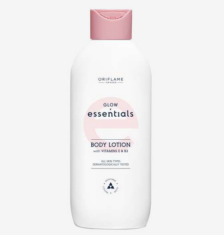 Glow Essentials Body Lotion with Vitamins E & B3_0