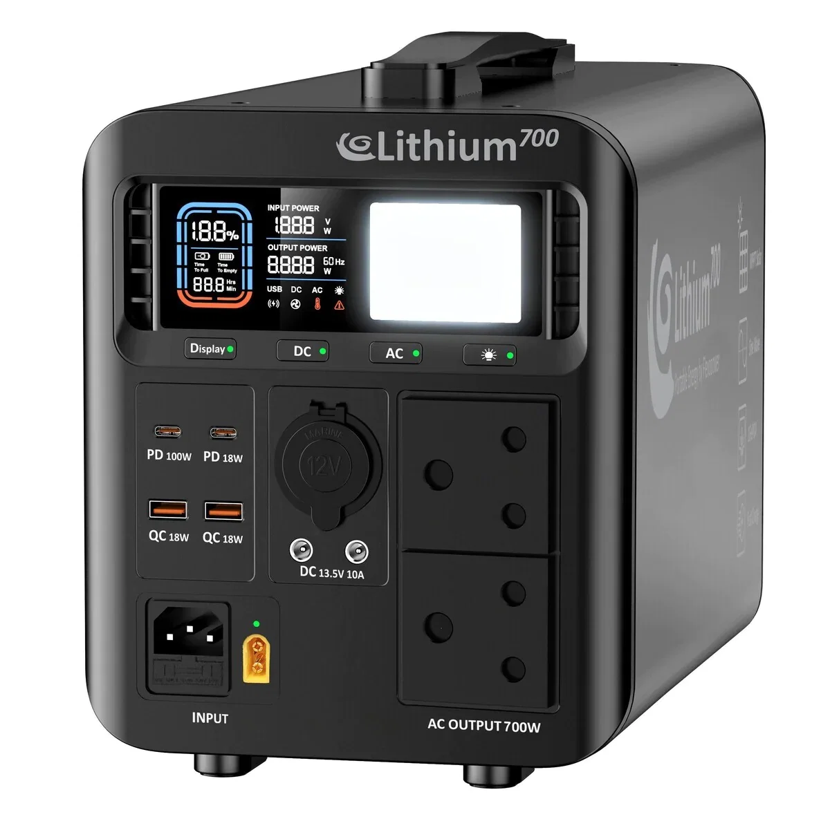 PORTABLE POWER STATION Solar Power 700W_0