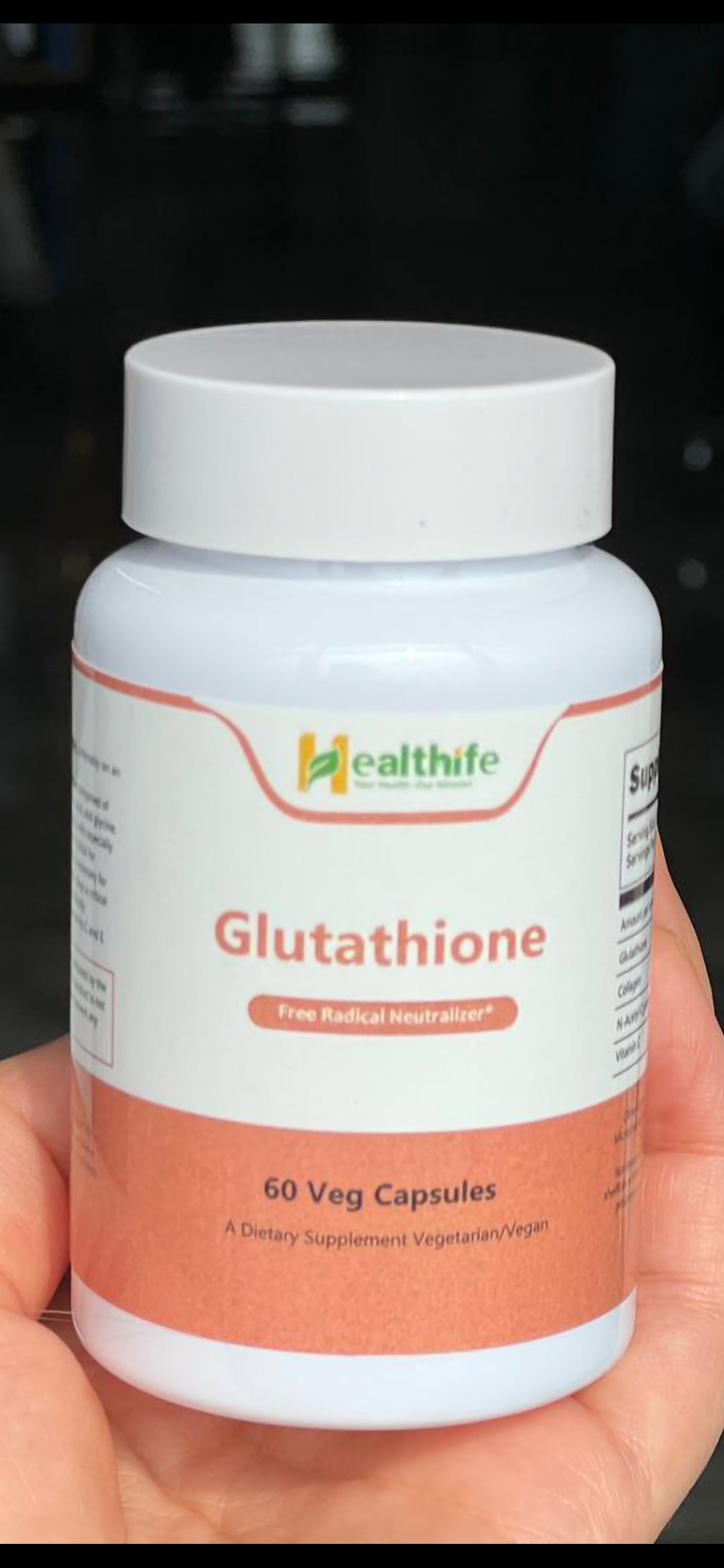 Vegetarian Glutathione 1000mg 60caps_0