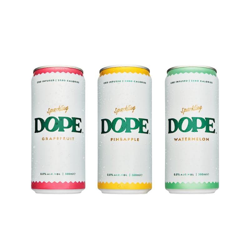Dope Drinks - CBD Drink Sparkling 300ml_0