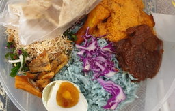 Nasi Kerabu - Daging (Lembu)