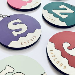 Circle Bag Tag