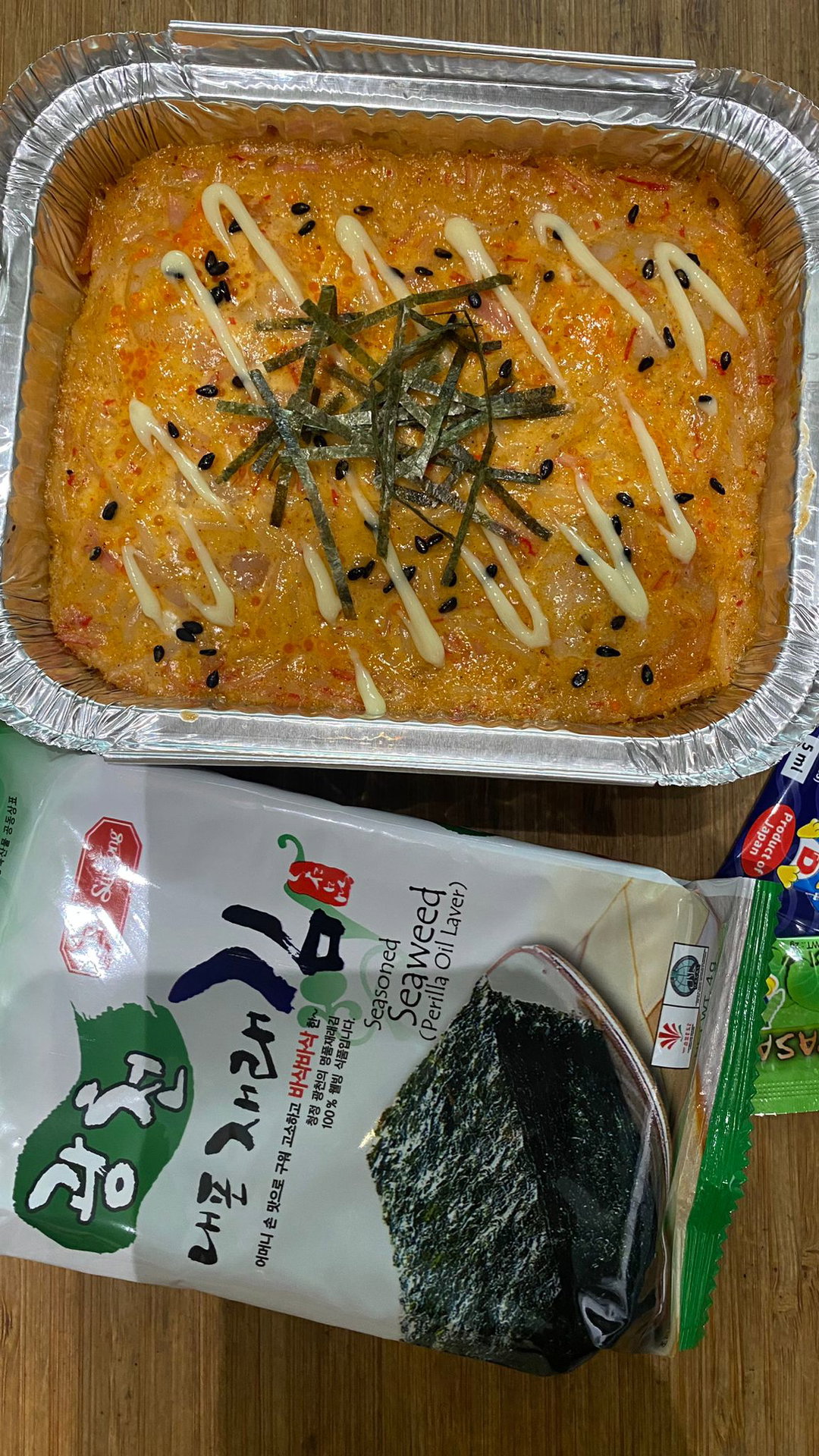 Baked Prawn Kani Sushi in our signature sauce