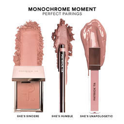 Patrick Ta Monochrome Moment Velvet Blush