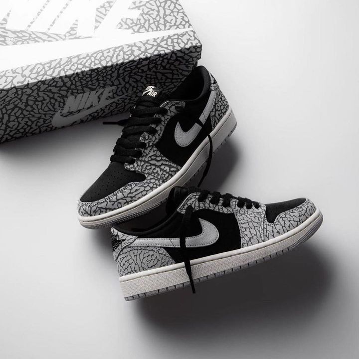 Jordan 1 Low "Black Cement"