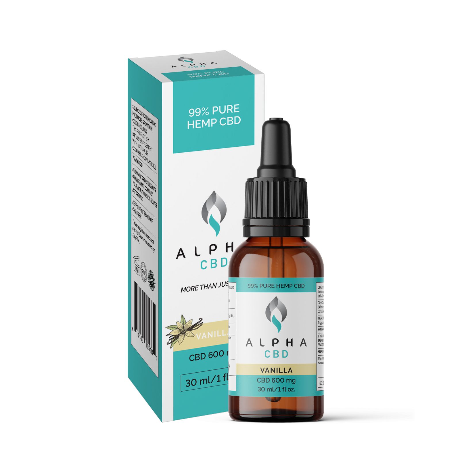 ALPHA CBD – NO FLAVOR ORAL DROPS 30ML (600MG)_0