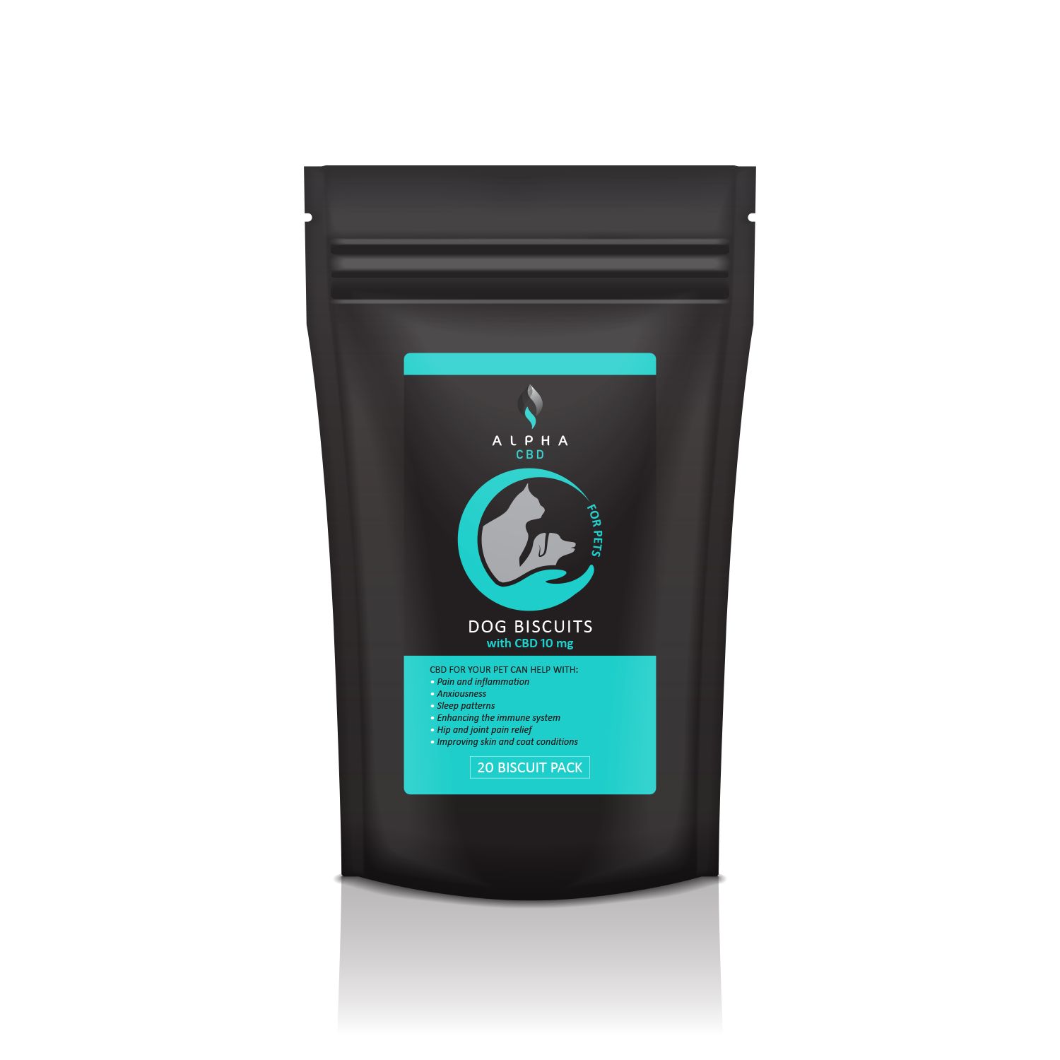 ALPHA CBD DOG BISCUITS (10MG PER BISCUIT)_0