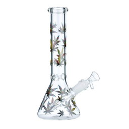 Funky Leaf Ice Catcher Bong - 25cm