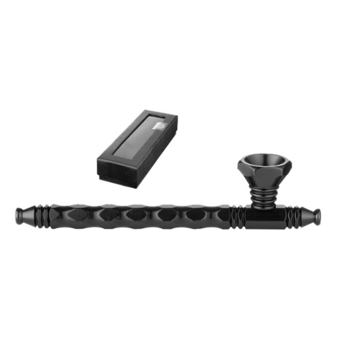 Dreamliner Metal Rasta Smoking Pipe - Black_0