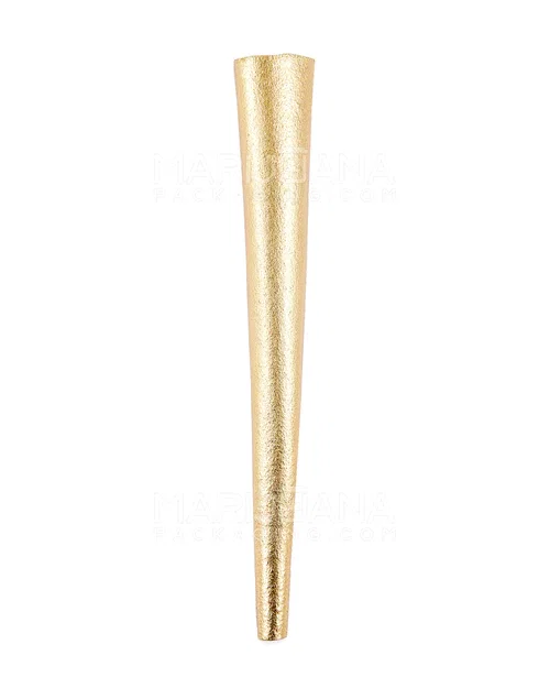 KUSH | 'Retail Display' 24K Gold King Size Hemp Pre Rolled Cones | 109mm - Edible Gold - 8 Count_1
