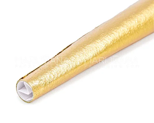 KUSH | 'Retail Display' 24K Gold King Size Hemp Pre Rolled Cones | 109mm - Edible Gold - 8 Count_2