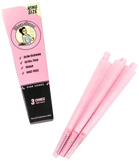 Blazy Susan King Size Pink Cones - 6pk_0