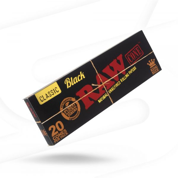Raw Black King Size Cones 20 pack_0
