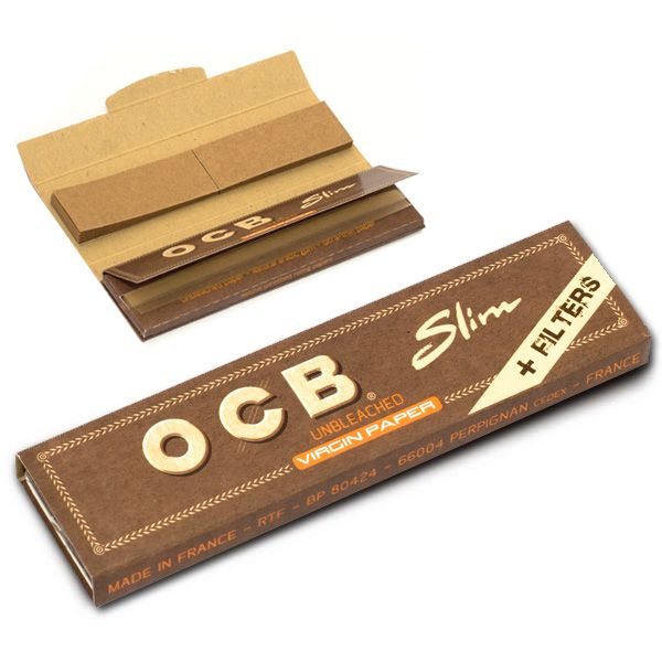 OCB Unbleached Slim With Tips