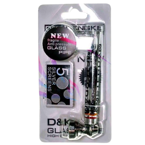 D&K Glass Smoking Pipe