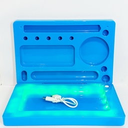 Lockable Rolling tray with lights