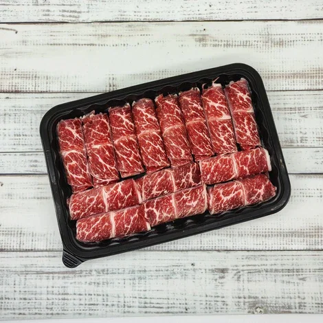 Angus Beef Short Ribs Boneless USDA Choice Grade Thinly Sliced