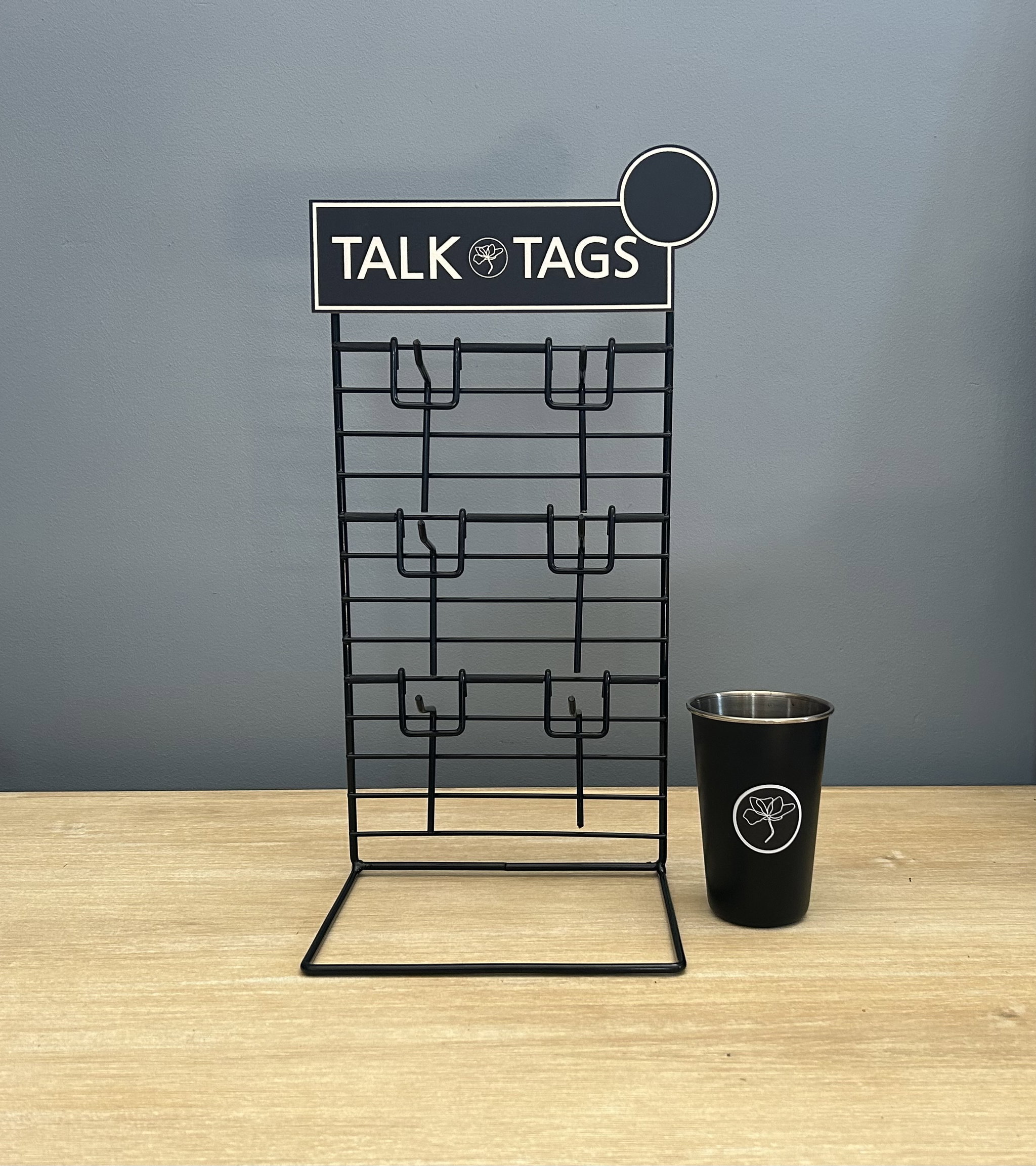 Retail Stand with cup holder_0