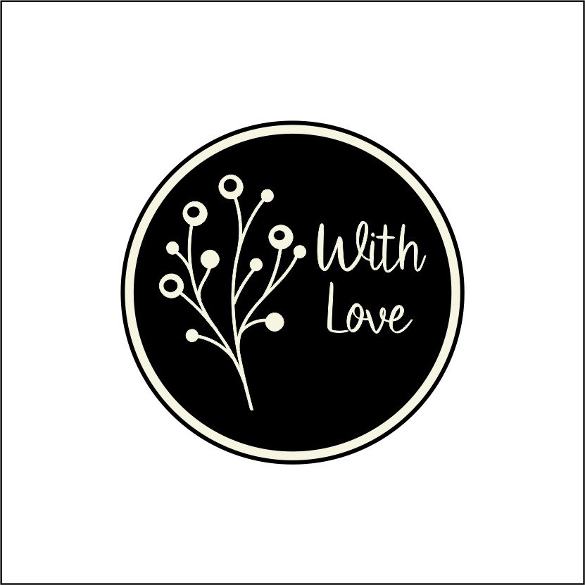 10 Tags refill With Love Botanical Black_0