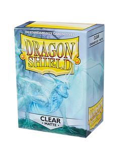 Dragon Shield Sleeve - Standard Size Matte 100 - CLEAR