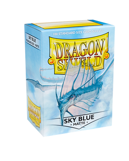 Dragon Shield Sleeve - Standard Size Matte 100 - SKY BLUE