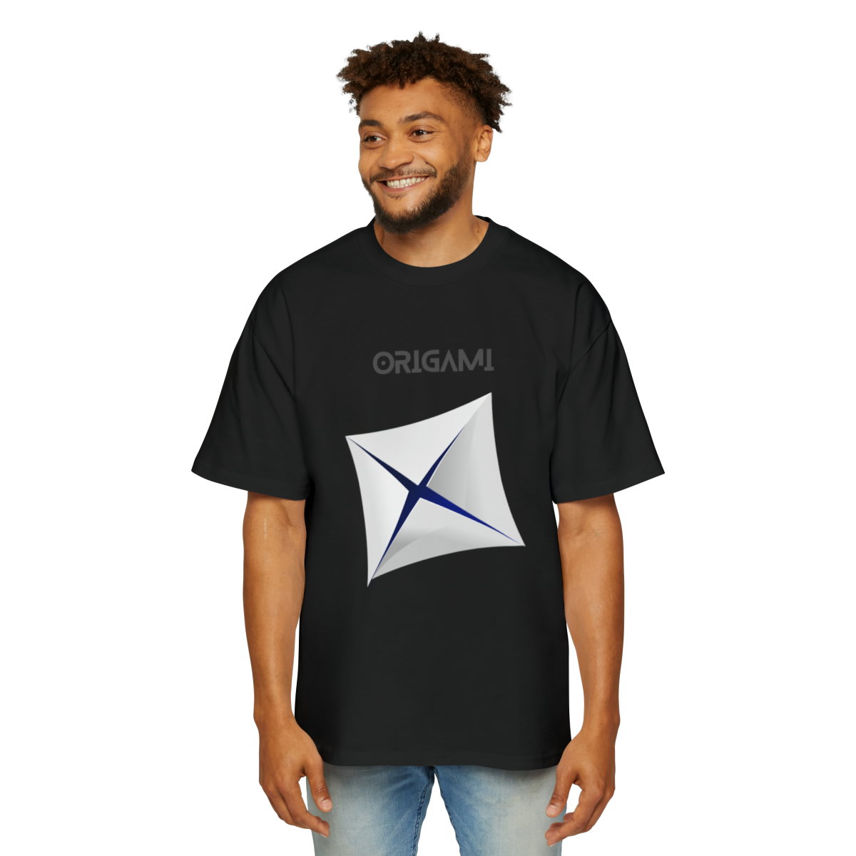 Origami Men's Heavy Oversized Tee_0