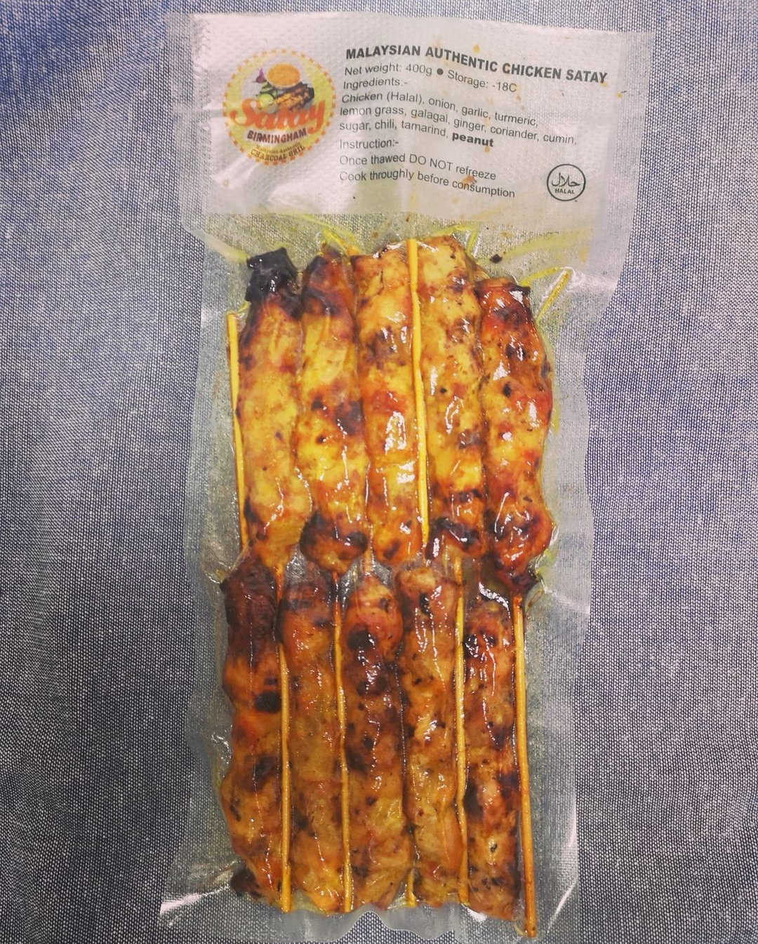 Frozen cooked satay_0