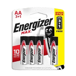 Energizer Aa Max Battery 3+1