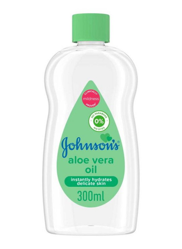 Johnsons Aloe Vera Baby Oil 300Ml_0