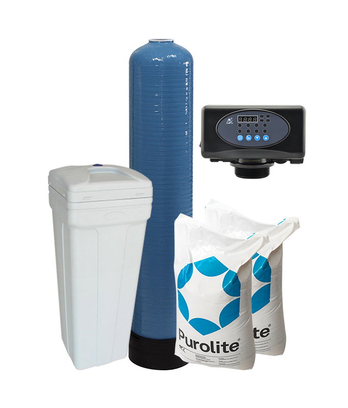Automatic Water Softener Vessel with brine tank_0