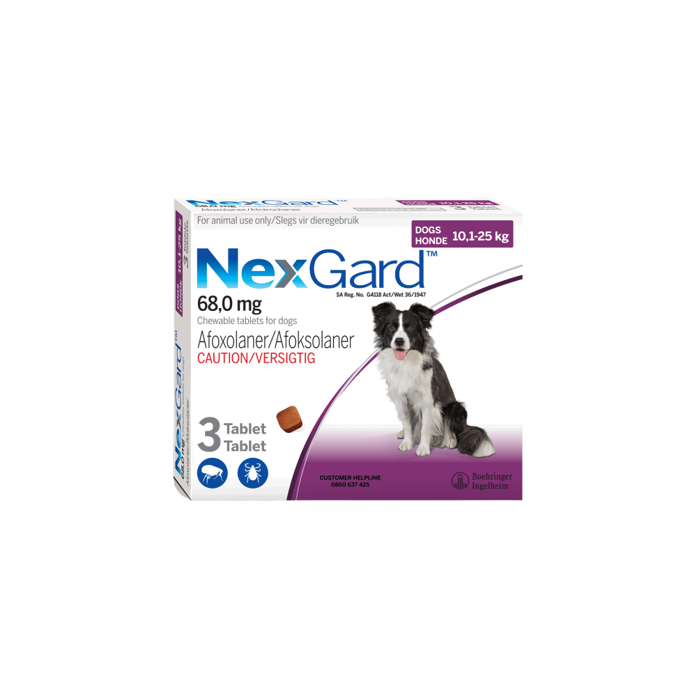 Nexgard Dog 10.1kg - 25kg Purple_0