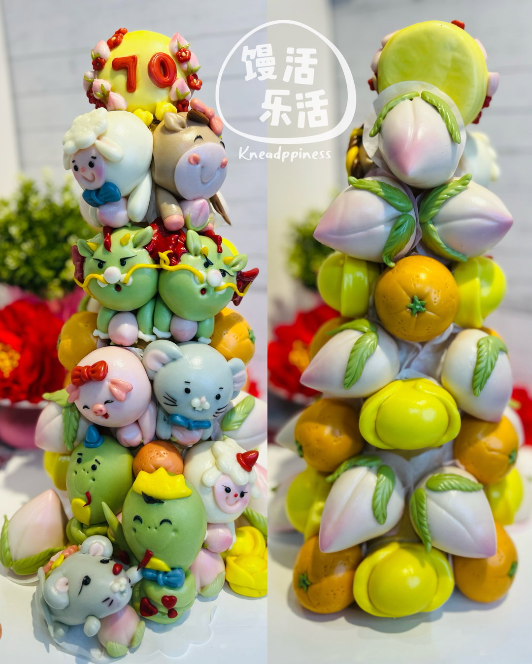 2 Days Express Master Class: Longevity 12 Zodiacs Bao Tower 祝寿可爱12生肖包子塔