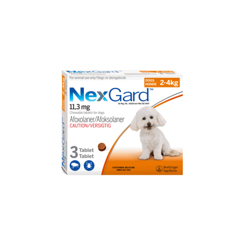 Nexgard Dog 2kg to 4kg Orange_0
