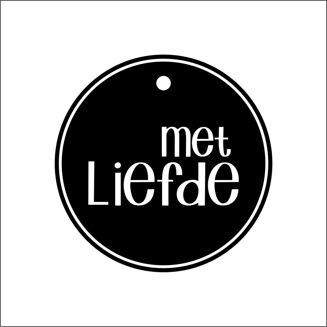 10 Tags refill Met Liefde Afrikaans Funky Black