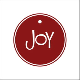 10 Tags refill JOY Fun design Red