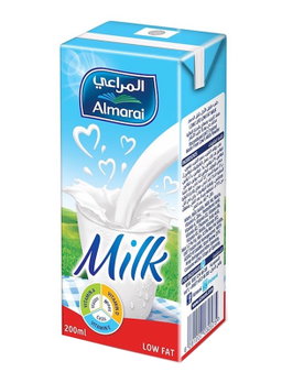 Almarai Uht Milk Fat Free W/Vitamin 1Ltr