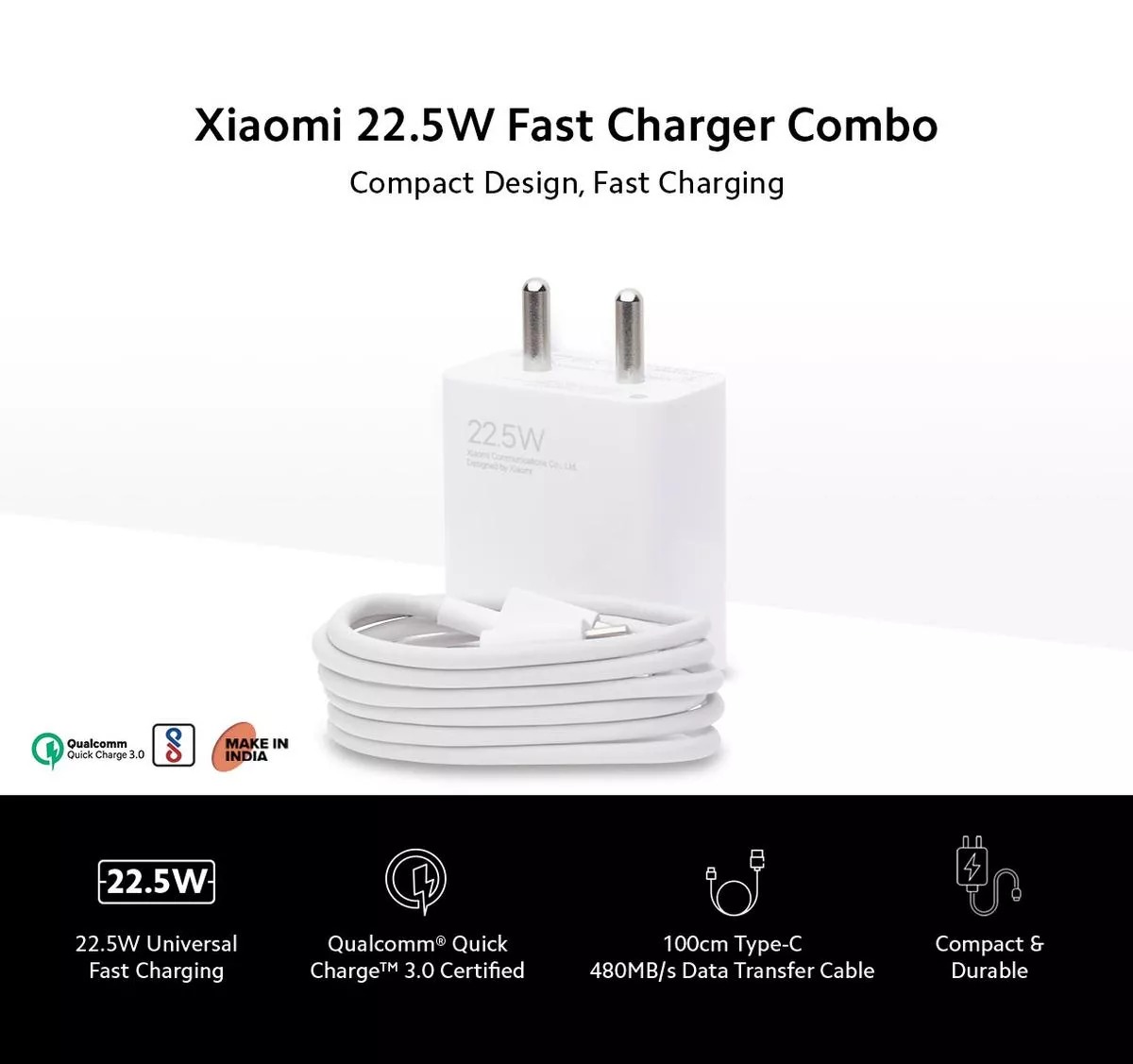 Xiaomi (MDY-11-ER) 22.5W Charger 100% Original Product With GST Bill_0