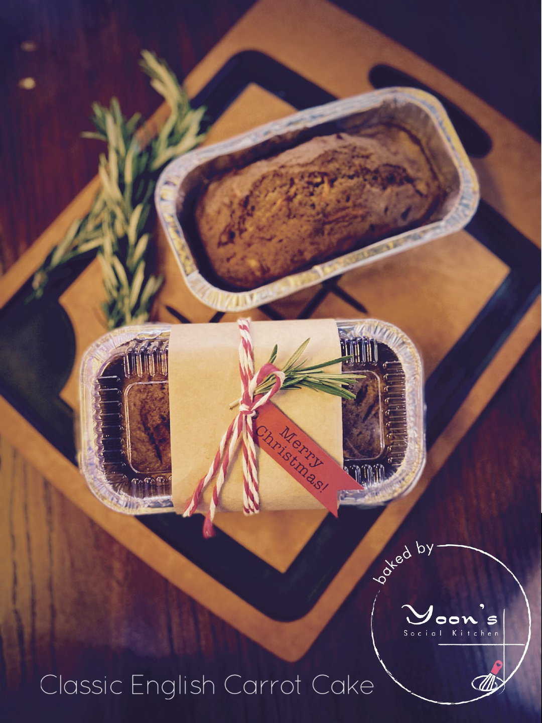 Classic English Carrot Cake | 6-inch Loaf (MINIMUM ORDER 4 LOAVES)