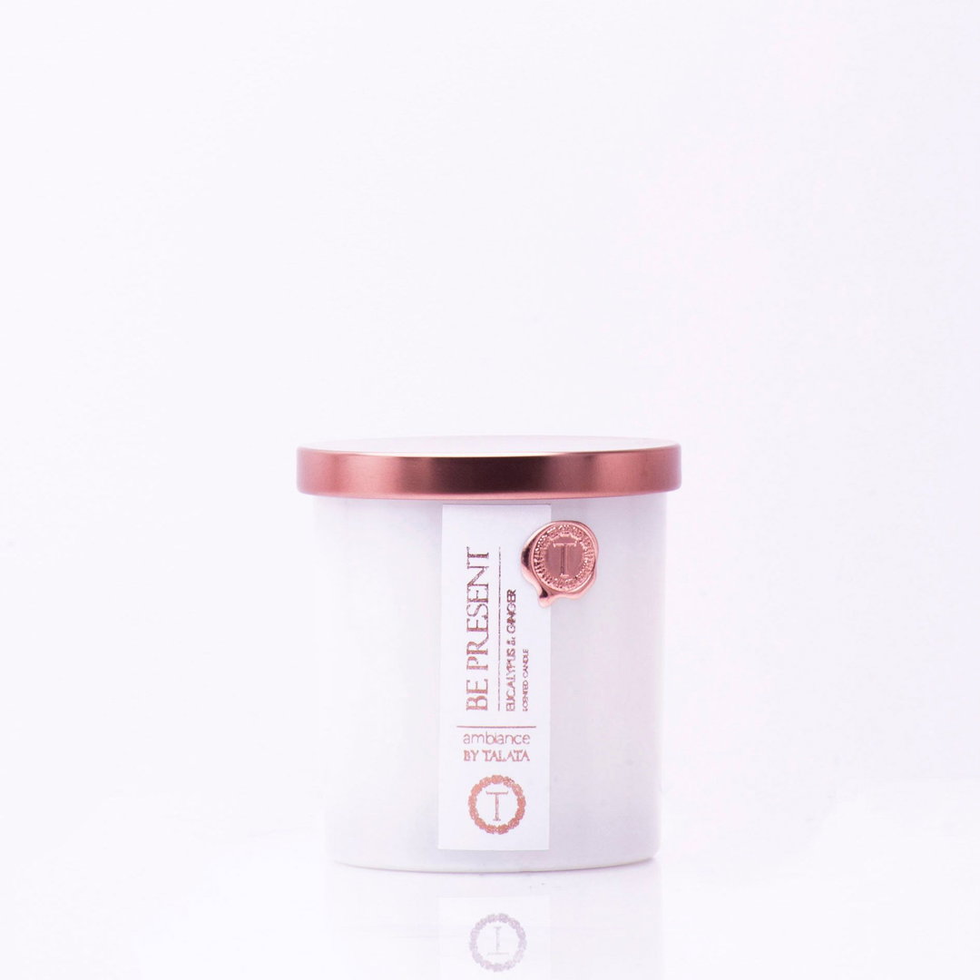 BE PRESENT - Saffron & Ginger - CLASSIC CANDLE - 8oz