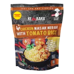 Chicken Masak Merah with Tomato Rice (Without Food Warmer)