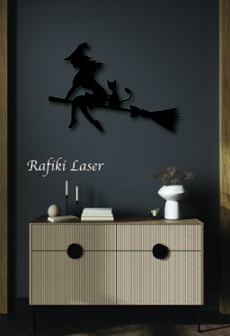 Witch Metal Wall Art Decor