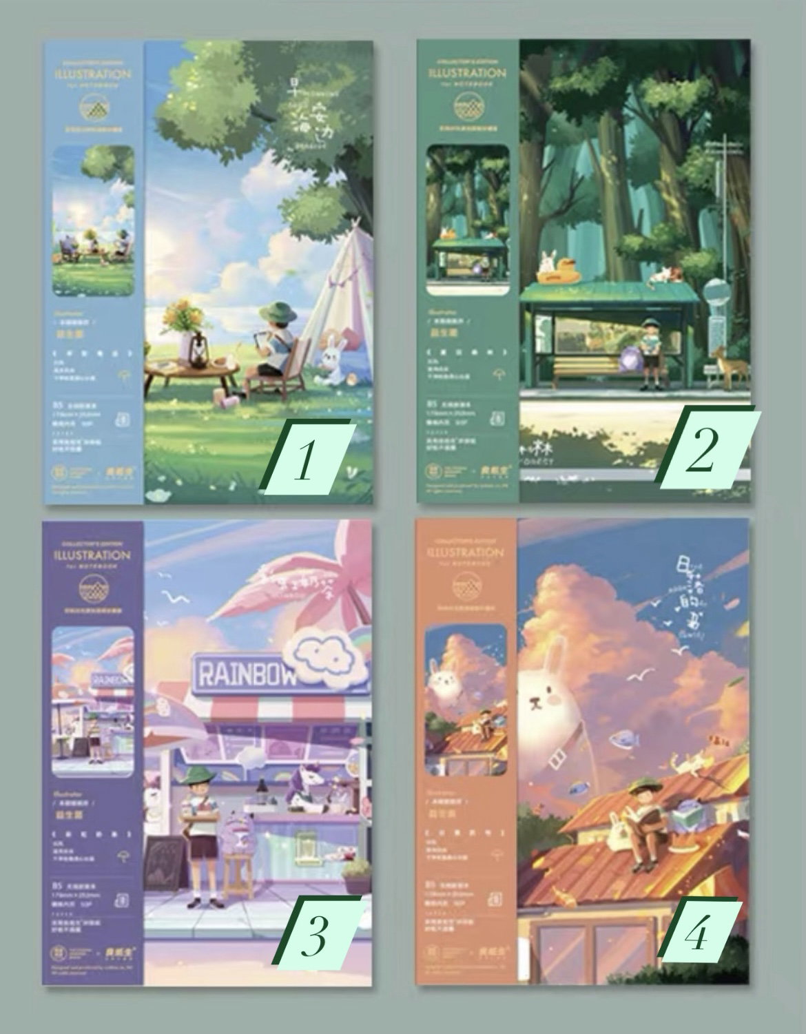Illustration Anime Aesthetics Notebooks_0