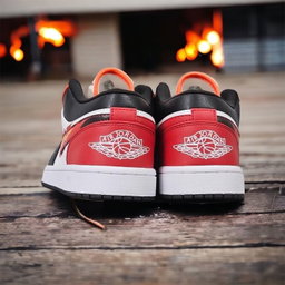 Nike Air Jordan 1 Low "Flaming Swoosh"