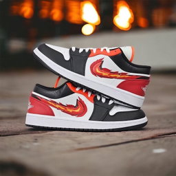 Nike Air Jordan 1 Low "Flaming Swoosh"