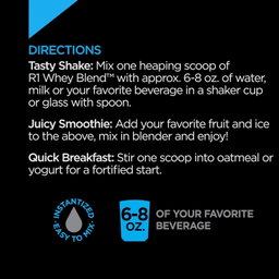 RULE 1 WHEY BLEND 2LBS CHOCOLATE FUDGE