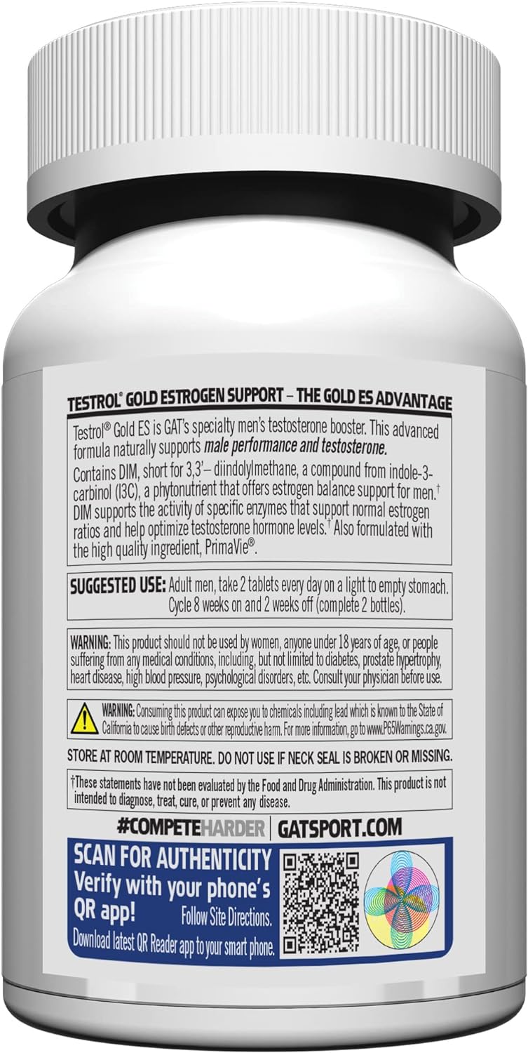 GAT SPORT TESTROL GOLD 60 TABLETS_3